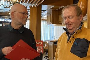 Wolfgang Karrer mit Horst Fischer